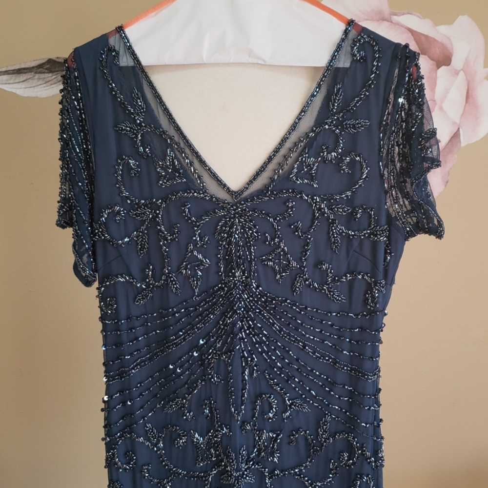 Pisarro Nights Blue Gown - Picture 1 of 9